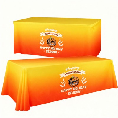6'/8' Convertible Premium Table Throw (Full Color Dye Sublim